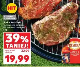 Kaufland Stek z karkówki w marynacie barbecue lub ziołowo-czosnkowej 1 kg oferta
