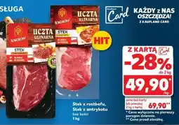 Kaufland Stek z rostbefu, Stek z antrykotu bez kości oferta