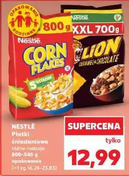 Kaufland NESTLÉ Płatki śniadaniowe różne rodzaje 800–545 g opakowanie oferta