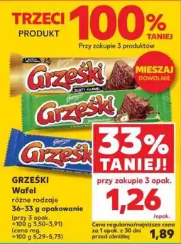 Kaufland GRZEŚKI Wafel oferta