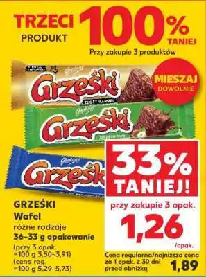 Kaufland GRZEŚKI Wafel oferta