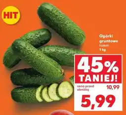 Kaufland Ogórki gruntowe luzem 1 kg oferta