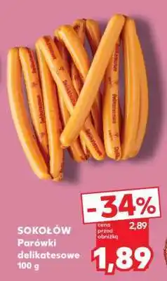 Kaufland SOKOŁÓW Parówki delikatesowe 100 g oferta