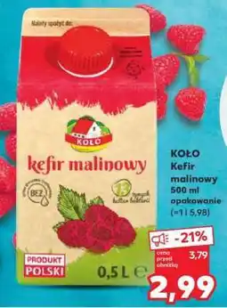 Kaufland KOŁO Kefir malinowy 500 ml opakowanie oferta