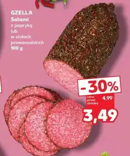 Kaufland GZELLA Salami z papryką lub w ziołach prowansalskich 100 g oferta
