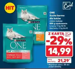 Kaufland ONE Sucha karma dla kotów oferta