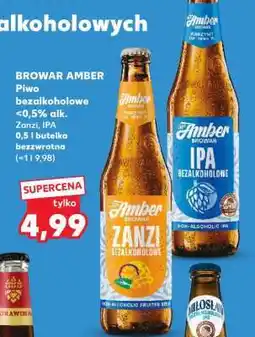 Kaufland BROWAR AMBER Piwo bezalkoholowe oferta