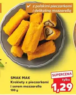 Kaufland SMAK MAK Krokiety z pieczarkami i serem mozzarella 100 g oferta