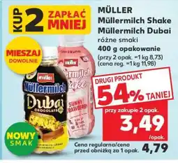 Kaufland MÜLLER Müllermilch Shake Müllermilch Dubai oferta