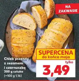 Kaufland Chleb pszenny z sezamem i czarnuszką oferta