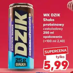 Kaufland WK DZIK Shake proteinowy czekoladowy 250 ml opakowanie oferta