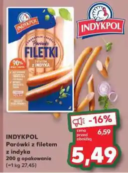 Kaufland INDYKPOL Parówki z filetem z indyka oferta