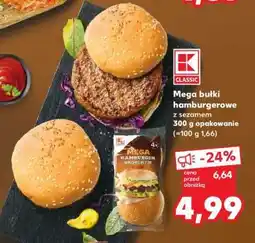 Kaufland Mega bułki hamburgerowe oferta