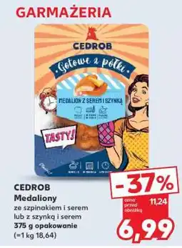 Kaufland CEDROB Medaliony ze szpinakiem i serem lub z szynką i serem oferta