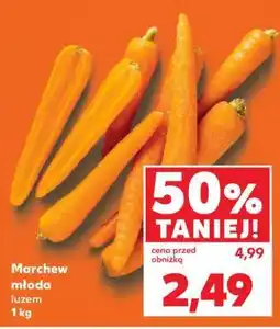 Kaufland Marchew młoda luzem 1 kg oferta
