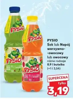 Kaufland PYSIO Sok lub Napój warzywno-owocowy lub owocowy oferta