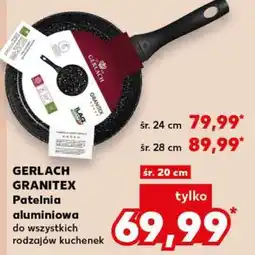 Kaufland GERLACH GRANITEX Patelnia aluminiowa do wszystkich rodzajów kuchenek oferta