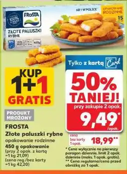 Kaufland FROSTA Złote paluszki rybne oferta