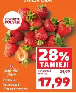 Kaufland Polskie truskawki 1 kg opakowanie oferta