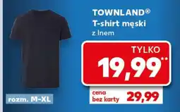 Kaufland TOWNLAND T-shirt męski z lnem oferta