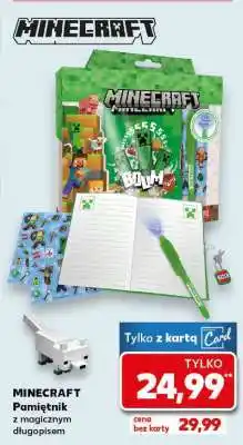 Kaufland MINECRAFT Pamiętnik z magicznym długopisem oferta