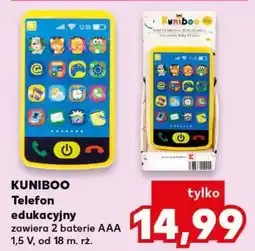 Kaufland KUNIBOO Telefon edukacyjny oferta