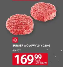 Selgros BURGER WOŁOWY 24 x 210 G oferta