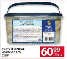 Selgros FILETY ŚLEDZIOWE Z CEBULKĄ 3 KG oferta