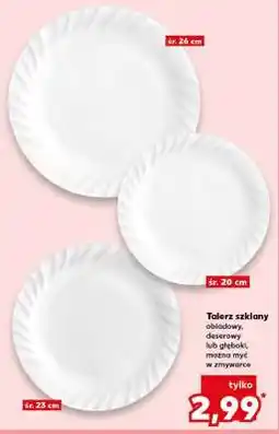 Kaufland Talerz szklany oferta