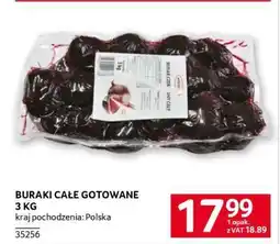 Selgros BURAKI CAŁE GOTOWANE 3 KG oferta