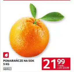 Selgros POMARAŃCZE NA SOK 5 KG oferta