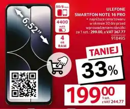 Selgros ULEFONE SMARTFON NOTE 16 PRO oferta