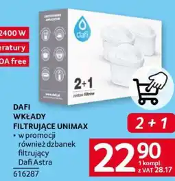 Selgros DAFI Wkłady filtrujące Unimax oferta