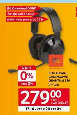Selgros Słuchawki gamingowe JBL Quantum 350 oferta