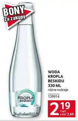 Selgros WODA KROPLA BESKIDU 330 ML oferta