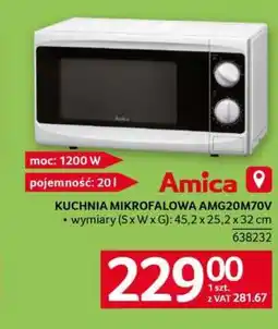 Selgros Amica Kuchnia Mikrofalowa AMG20M70V oferta