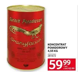 Selgros Koncentrat Pomidorowy 4,55 kg oferta