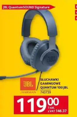 Selgros Słuchawki Gamingowe Quantum 100 JBL oferta