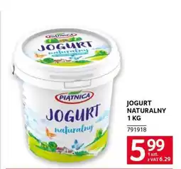 Selgros JOGURT NATURALNY 1 KG oferta