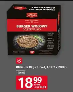 Selgros BURGER DOJRZEWAJĄCY 2 x 200 G oferta