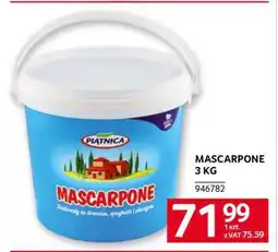 Selgros Mascarpone 3 KG oferta