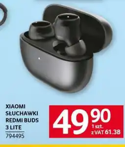 Selgros Xiaomi Słuchawki Redmi Buds 3 Lite oferta