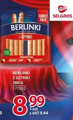 Selgros Berlinki z szynki oferta