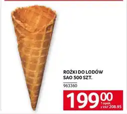 Selgros Rożki do lodów SAO 500 szt oferta