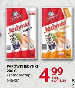 Selgros PARÓWKI JEDYNKI 200 G oferta