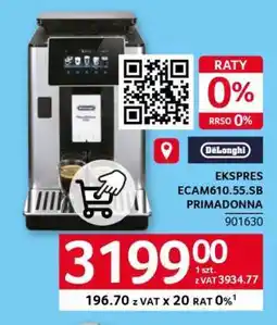 Selgros EKSPRES ECAM610.55.SB PRIMADONNA oferta