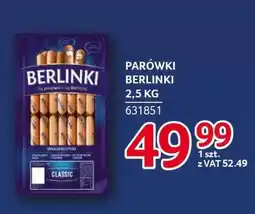 Selgros Parówki BERLINKI oferta