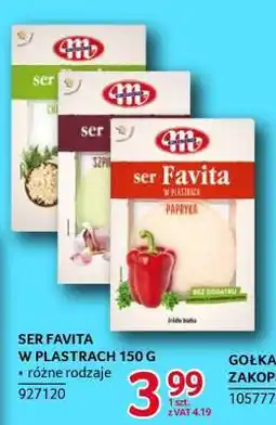 Selgros Ser Favita w plastrach 150 g oferta