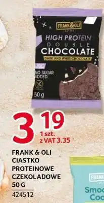 Selgros FRANK & OLI CIASTKO PROTEINOWE CZEKOLADOWE 50 G oferta