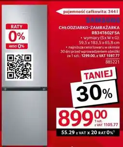 Selgros Samsung Chłodziarko-Zamrażarka RB34T602FSA oferta